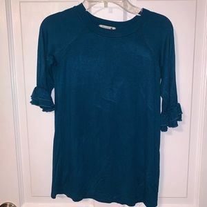 Dark blue tunic top size medium